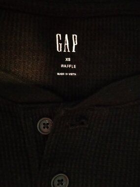 (Bundle Deal) Mens GAP Waffle Knit Henley Sz. XS
